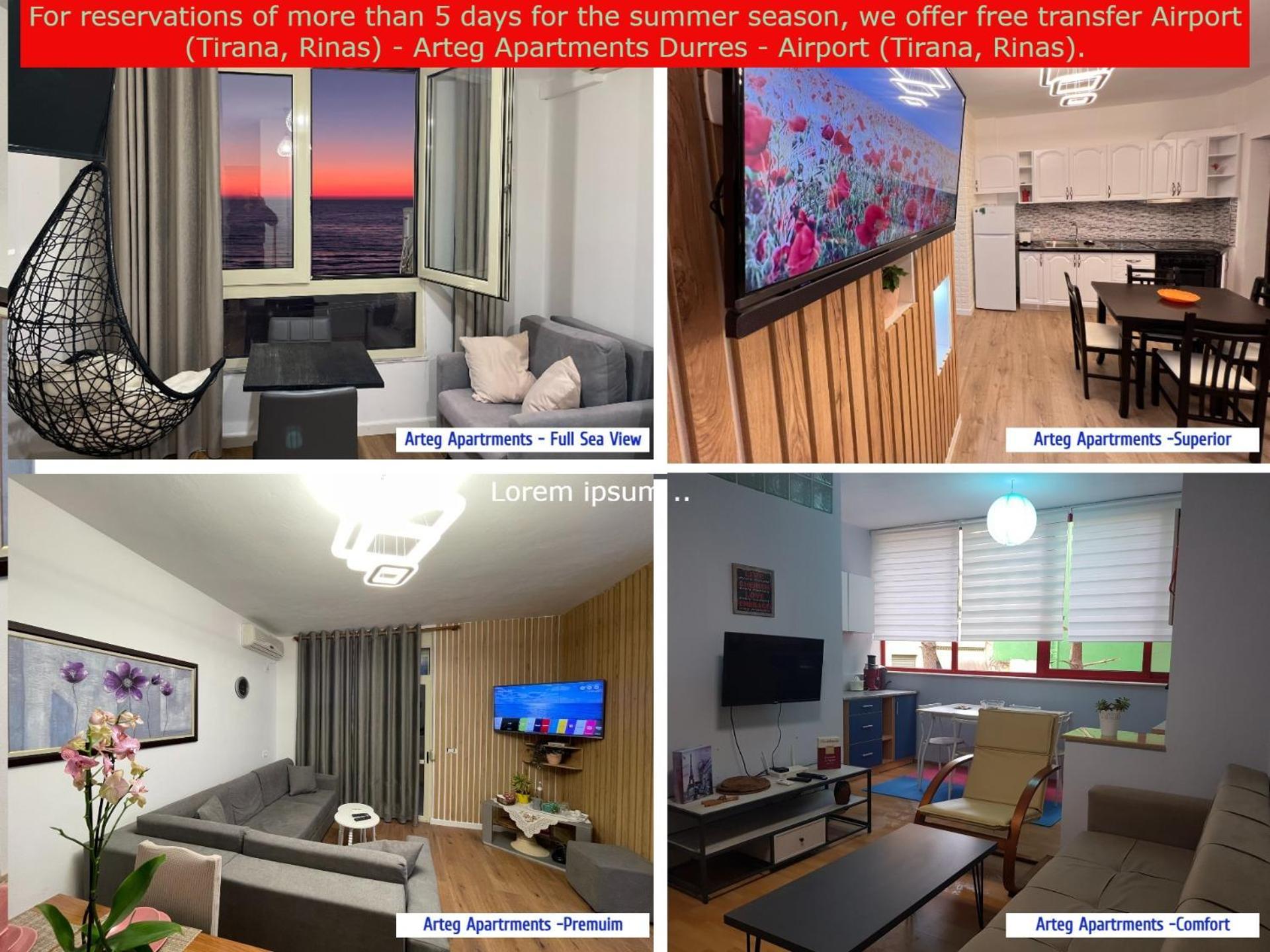 Arteg Apartments Драч Екстериор снимка